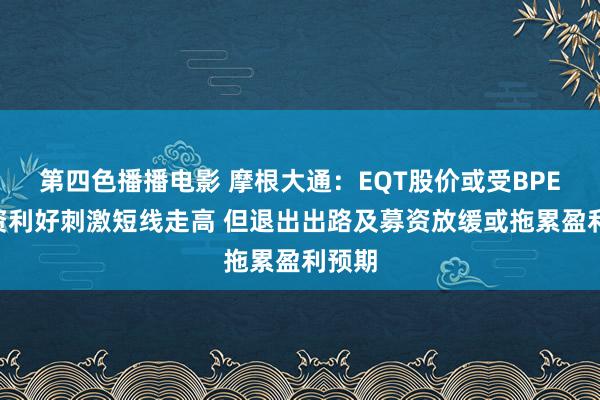 第四色播播电影 摩根大通：EQT股价或受BPEA募资利好刺激短线走高 但退出出路及募资放缓或拖累盈利预期